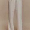 Violeta Straight Leg Pant – Ivory Violeta Straight Leg Pant – Ivory
