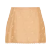 Vivian Embroidered Mini Skirt – Orange