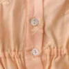 Vivian Embroidered Sleeveless Top – Orange