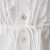 Vivian Embroidered Sleeveless Top – White