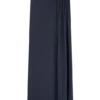 Vivica Slinky Gathered Maxi Skirt – Midnight Navy