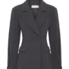 Wesley Structured Blazer – Charcoal Shadow