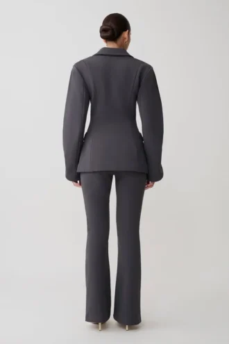 Marion Fit And Flare Pant – Charcoal Shadow