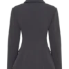 Wesley Structured Blazer – Charcoal Shadow