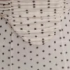 Willa Gathered Mesh Midi Dress – Polka Dot Willa Gathered Mesh Midi Dress – Polka Dot