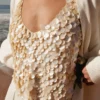 Willow Mother Of Pearl Halter Top – Pearl