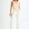 Willow Mother Of Pearl Halter Top – Pearl