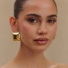 Wilma Square Earrings – Gold Wilma Square Earrings – Gold