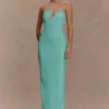 Winston Strapless Sequin Maxi Dress – Lagoon