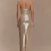 Winston Strapless Sequin Maxi Dress – Taupe Winston Strapless Sequin Maxi Dress – Taupe