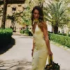 Wynn Floral Knit Midi Dress – Lemon Wynn Floral Knit Midi Dress – Lemon