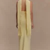 Wynn Floral Knit Midi Dress – Lemon Wynn Floral Knit Midi Dress – Lemon