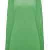 Wynter Scarf Draped Mini Dress – Green Wynter Scarf Draped Mini Dress – Green