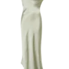 Yvette Slip Maxi Dress With Asymmetrical Hem – Sage Yvette Slip Maxi Dress With Asymmetrical Hem – Sage