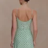 Zahra Diamante Cowl Mini Dress – Mint Zahra Diamante Cowl Mini Dress – Mint