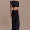 Zendaya Silk Midi Skirt – Black Zendaya Silk Midi Skirt – Black
