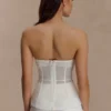 Zoe Structured Corset – White