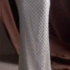 Zuri Hand Beaded Embellished Maxi Skirt – Silver Zuri Hand Beaded Embellished Maxi Skirt – Silver